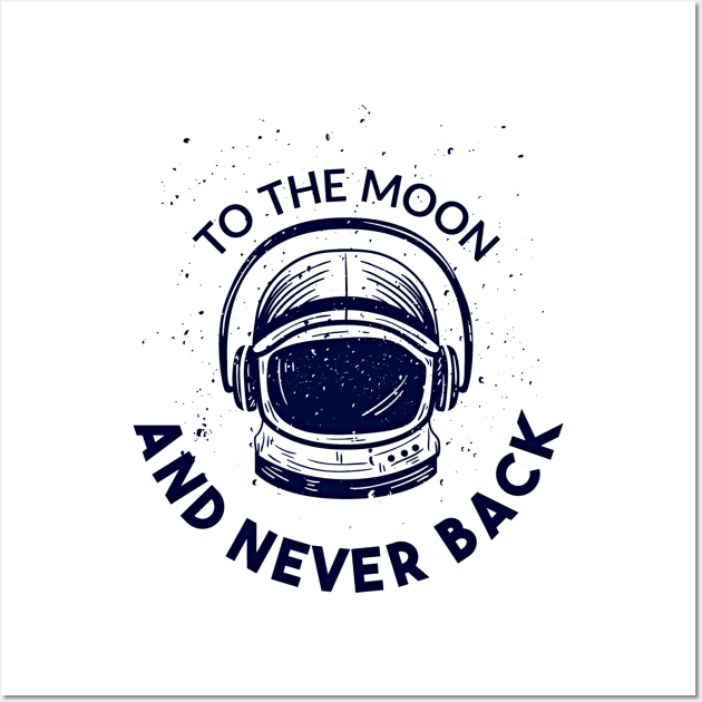 Astronaut Print Typography Wall Art by Urban_Vintage